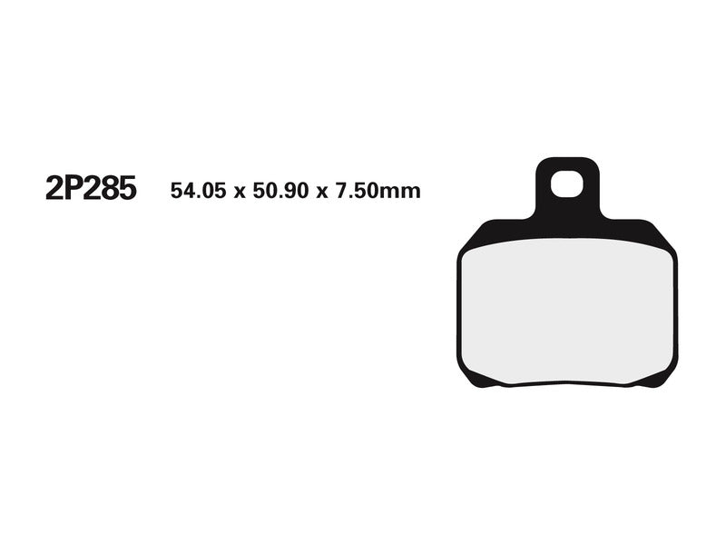 NISSIN BREMSBELÄGE 2P-285ST SINTERMETALL