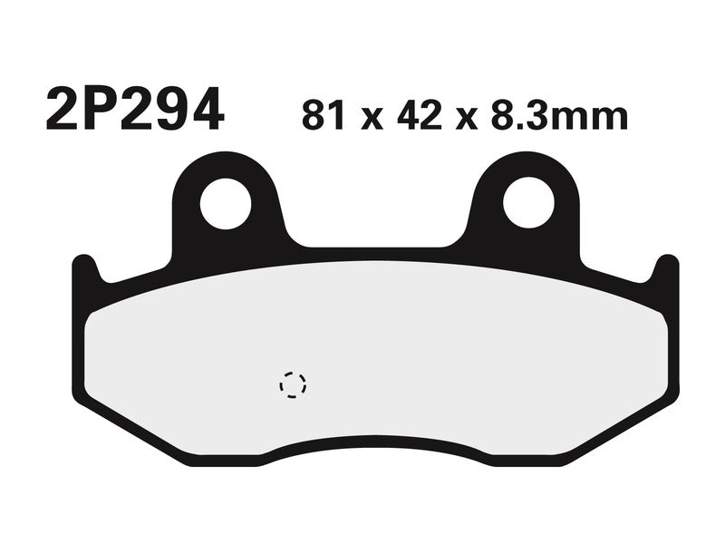 NISSIN BREMSBELÄGE 2P-294ST SINTERMETALL