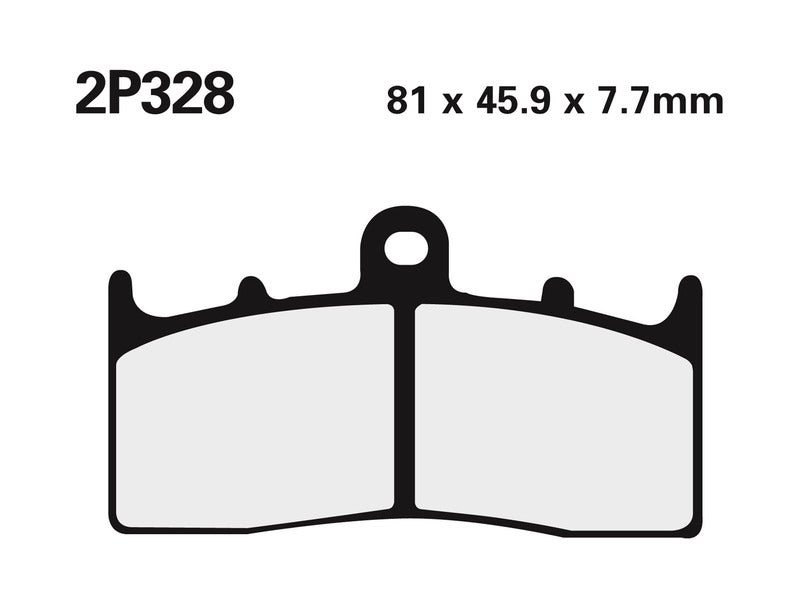 Nissin BRAKE PADS 2P-328ST SINTER METAL