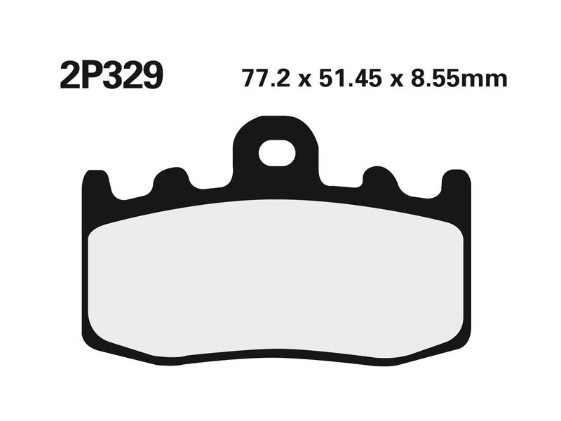 Nissin BRAKE PADS 2P-329ST SINTER METAL