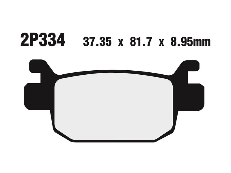 Nissin BRAKE PADS 2P-334ST SINTER METAL