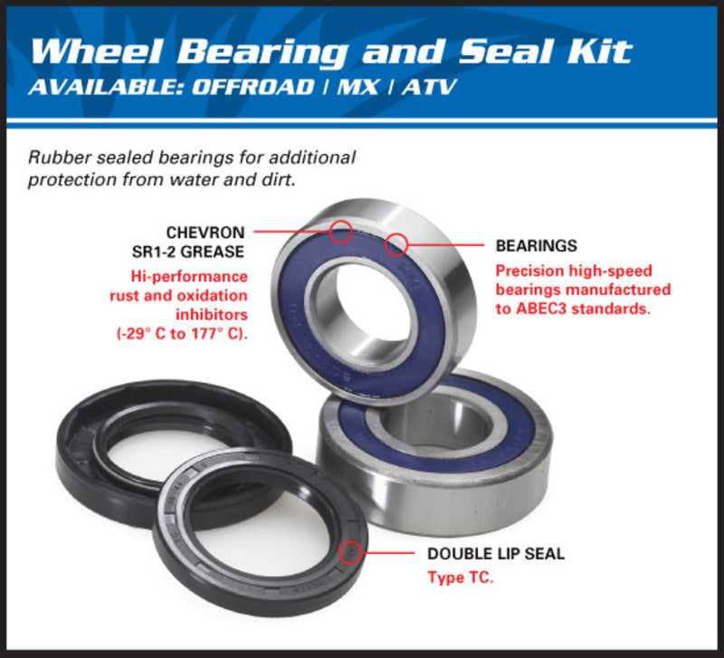 ALLBA BEARING REAR WHEEL KIT