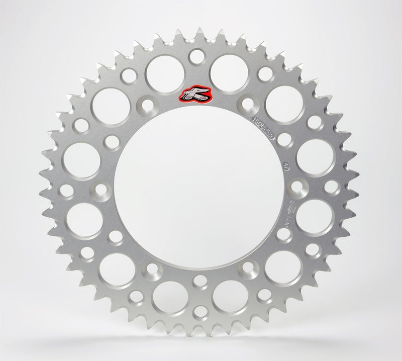 RENTHAL Aluminium Ultra-Light Self-Cleaning Hard Anodized Rear Sprocket - 520