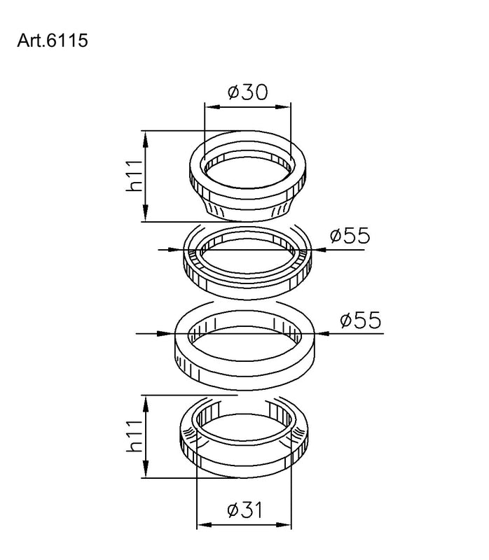 BUZZETTI Balhoofdlager
