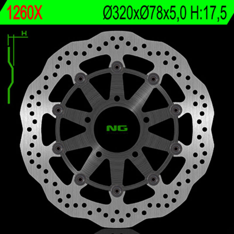 NG BRAKES Wave Floating Brake Disc