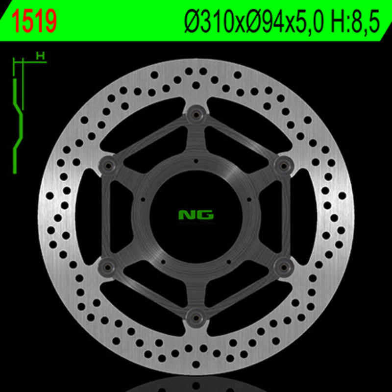 NG BRAKES Round Floating Brake Disc