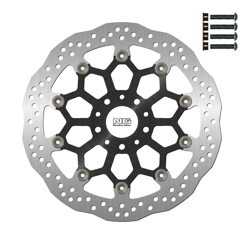 NG BRAKES Wave Floating Oversized Brake Disc Kit