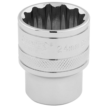 DRAPR SOCKET 24MM 12 PTS 1/2DR PCKD