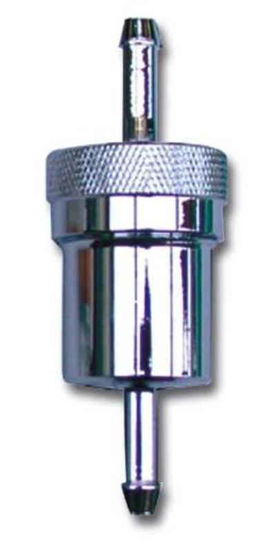 BIHR Kraftstofffilter, klar, eloxiertes Aluminium