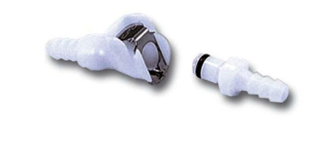 MOTION PRO Quick Connector Ø6mm Double Shut Off White (12-0037)
