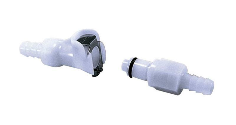 MOTION PRO Quick Connector Ø8mm Double Shut Off White (12-0038)