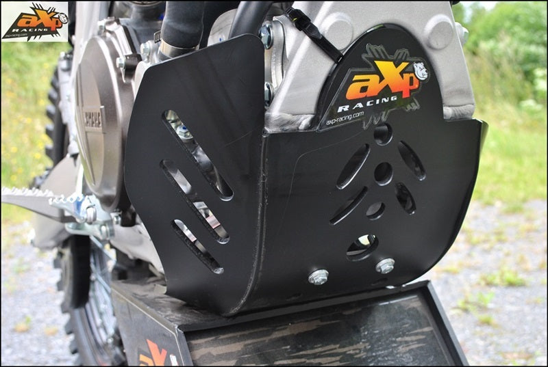 AXP SKID PLATE HDPE 6MM BLK/RED