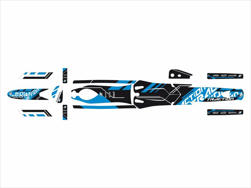 BLACKBIRD Traction Stickers Kit Sherco ST125/200/290/300