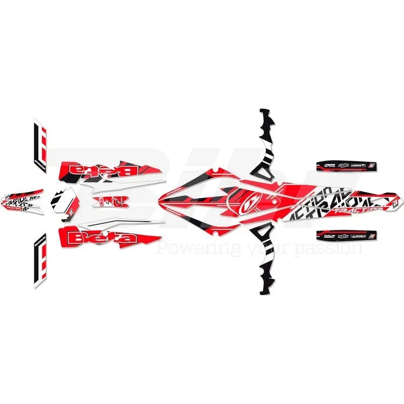 BLACKBIRD Traction Stickers Kit Beta EVO 125/200/250