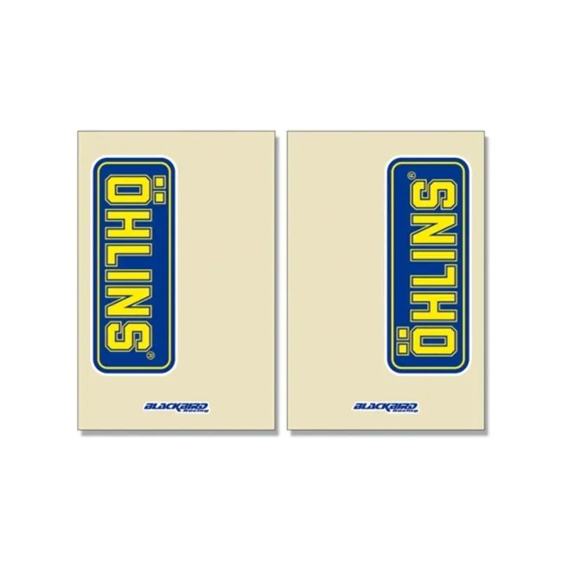BLACKBIRD Ohlins Fork Graphic Kit Clear