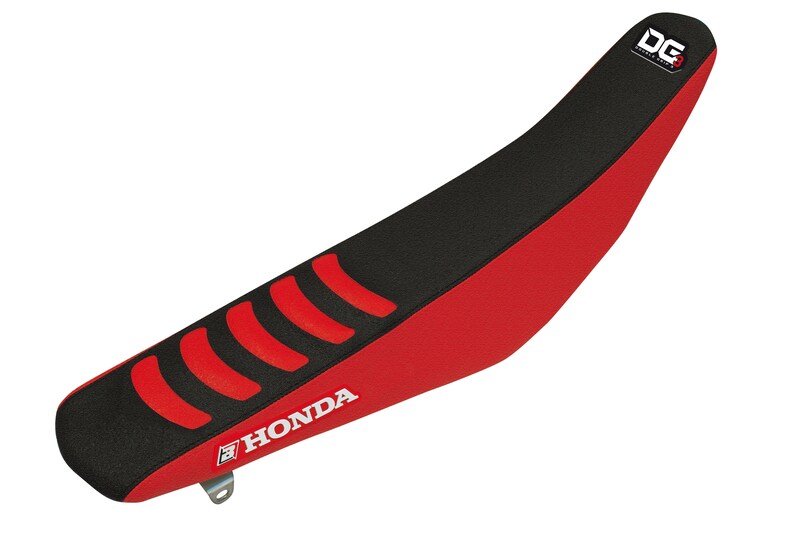 BLACKBIRD Double Grip 3 Seat Cover Black/Red Honda CRF450R