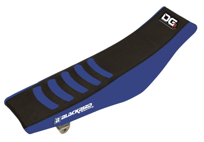 BLACKBIRD Double Grip 3 Seat Cover Black/Blue Yamaha