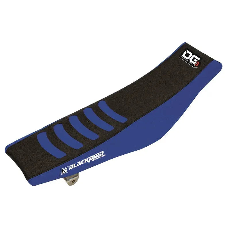 BLACKBIRD Double Grip 3 Seat Cover Black/Blue Yamaha YZ85