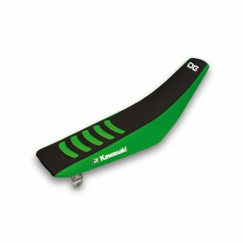BLACKBIRD Double Grip 3 Black/Green Seat Cover Kawasaki KX250F KX450F
