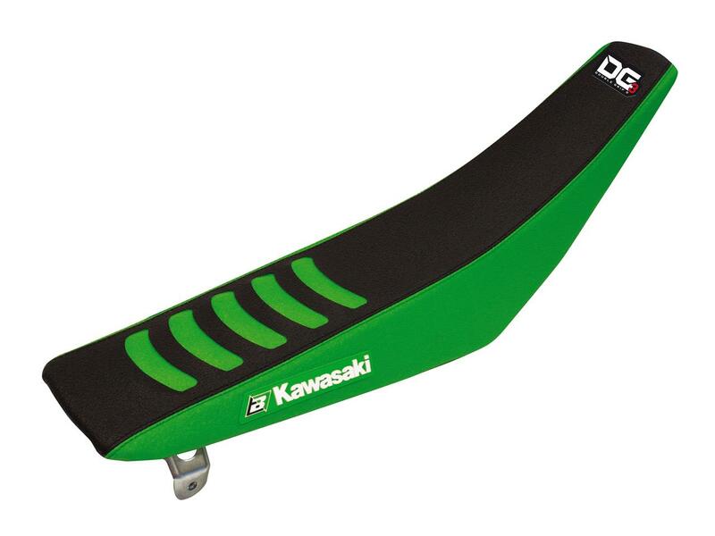 BLACKBIRD Double Grip 3 Seat Cover Green/Black Kawasaki KX250F/450F