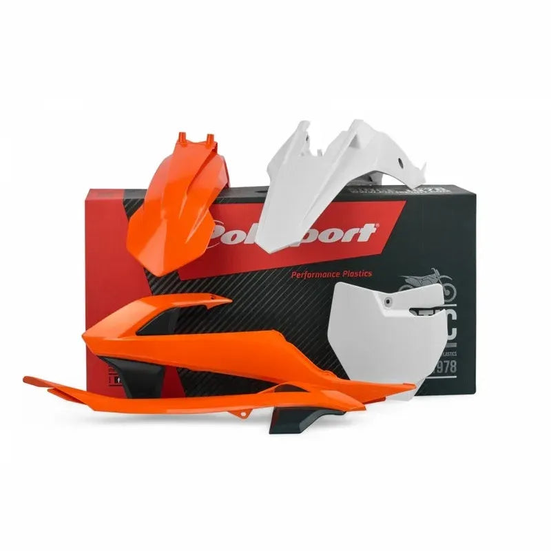 POLISPORT Plastic Kit with Airbox Cover/Side Panels OEM Color (2016) KTM SX65