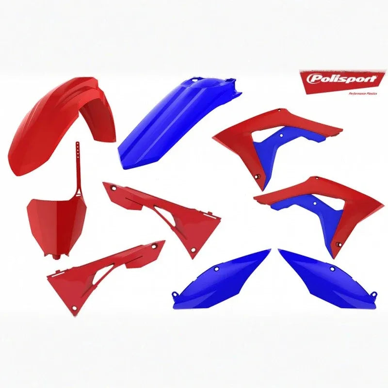 POLISPORT Plastics Kit Red/Blue Honda CRF250/450R