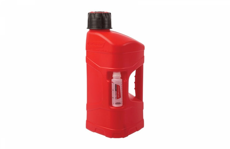 POLISPORT ProOctane Quick Fill Utility Can 20L Red + Oil Mixer 250ml