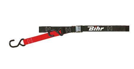 BIHR STRAPS BLACK-RED PAIR WIDTH: 3,8CM