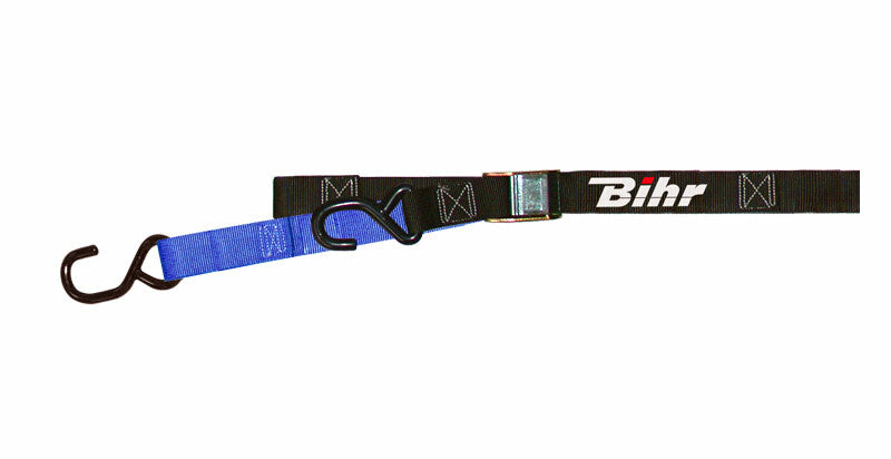 BIHR STRAPS BLACK-BLUE PAIR WIDTH: 3,8CM