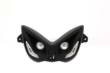 BIHR HEADLIGHT R-8 NITRO BLACK MAT