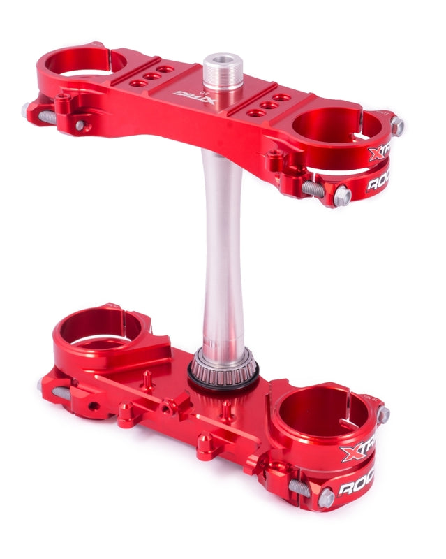 XTRIG TRPL CLAMP ROCS OFFSET 22 RED