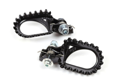 S3 Parts Hard Rock Footrests +10mm Rear Position Steel Black