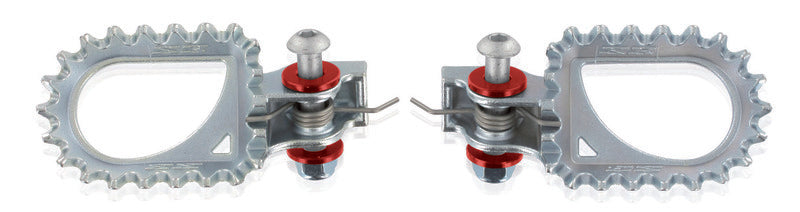 S3 Parts Hard Rock Footrests Central Position Steel Silver