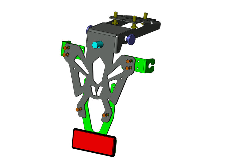 V PARTS kentekenplaathouder zwart Honda CB650F