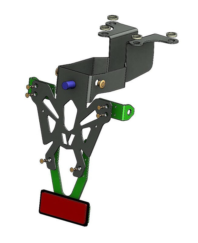 V PARTS kentekenhouder zwart Suzuki GSR750