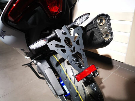 V PARTS License Plate Holder Black Yamaha T-Max 560