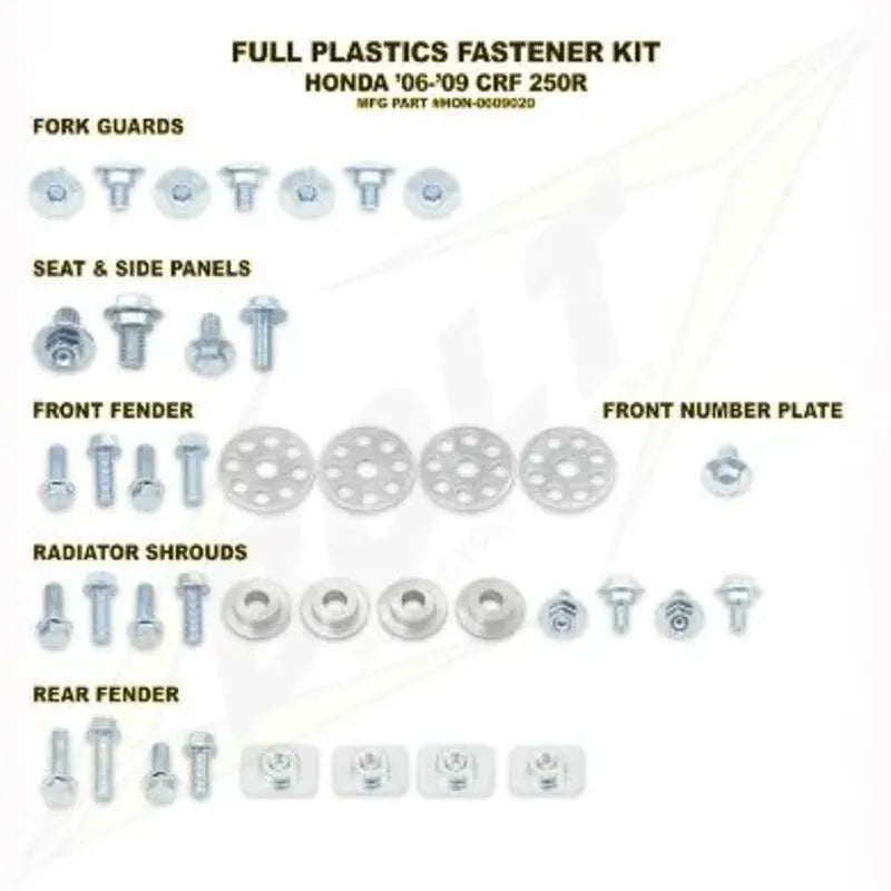 BOLT BOLT KIT 00-07 CR125/250