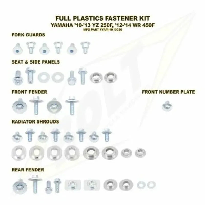 BOLT BOLT KIT 10-13 YZ250F