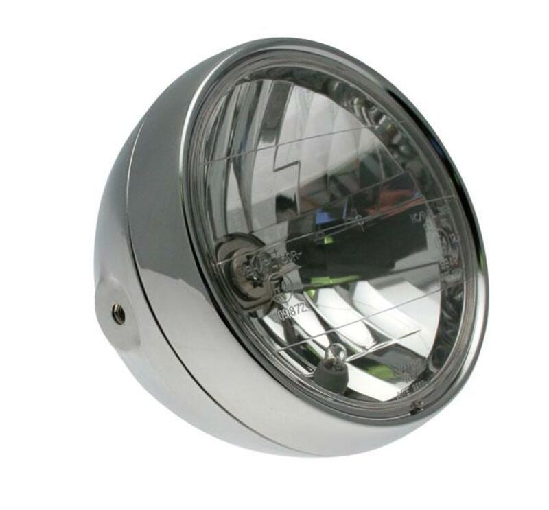 BIHR HEADLIGHT Ø180 CLASSIC CHROMED