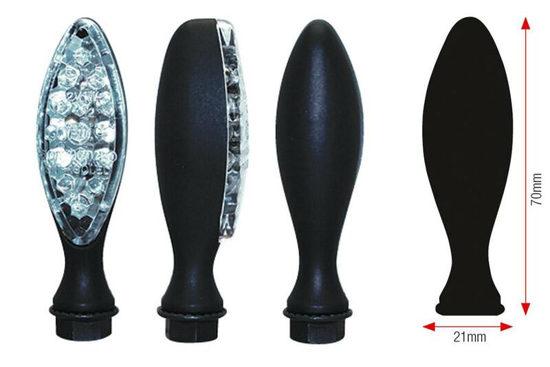 BIHR INDICATORS ELIPSE UNIV.BLACK METAL