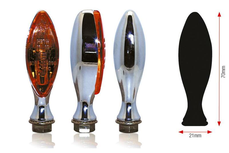 BIHR INDICATORS ELISE UNIV.CHROMED METAL