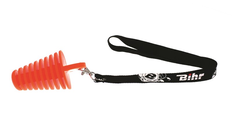 BIHR EXHST PLUG ORANGE/Ø14 TO 37MM