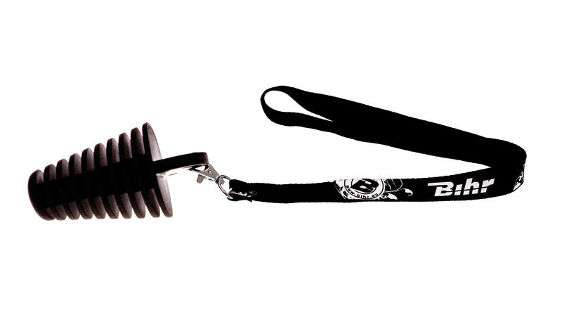 BIHR EXHST PLUG BLACK/Ø33 TO 61MM
