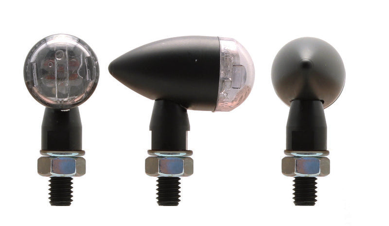 SHELL XS KNIPPERLICHT LED - ZWART GEHOMOLOGEERD