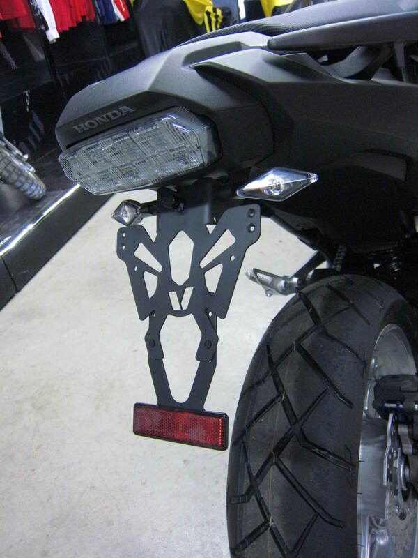 V PARTS kentekenplaathouder zwart Honda NC750X
