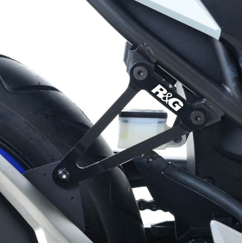 R&G BLANKING PLATE FOR REAR FOOTPEGS
