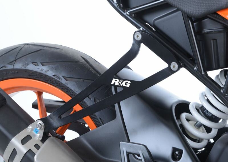 R&G BLANKING PLATE FOR REAR FOOTPEGS