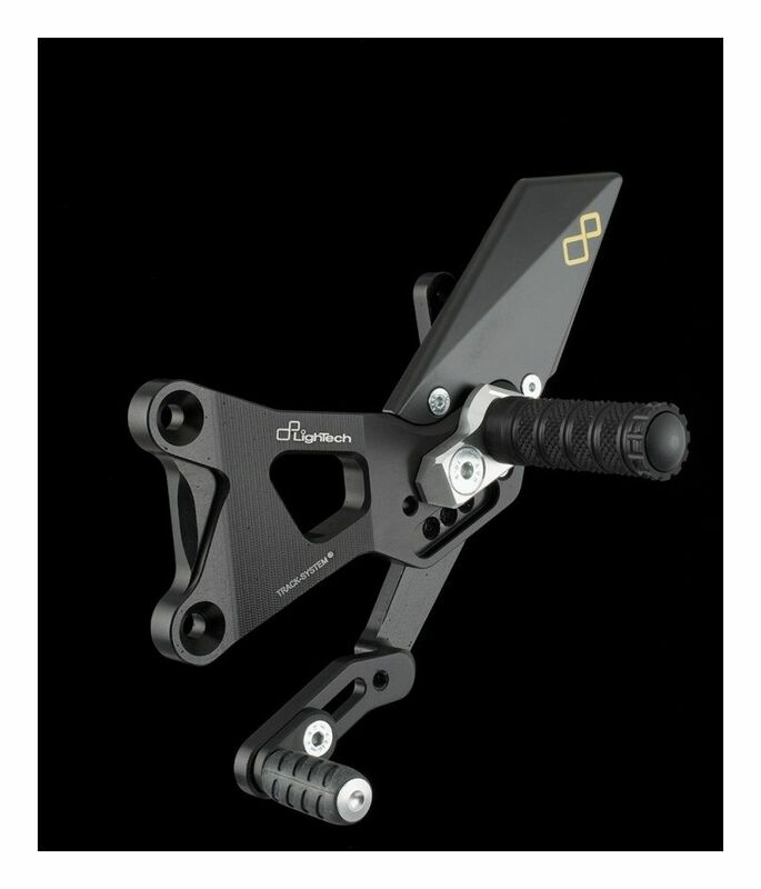 LIGHTECH Foldable/Adjustable Rearset Standard & Reverse Shifting