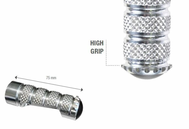 LighTech Footpegs M8x25 Silver
