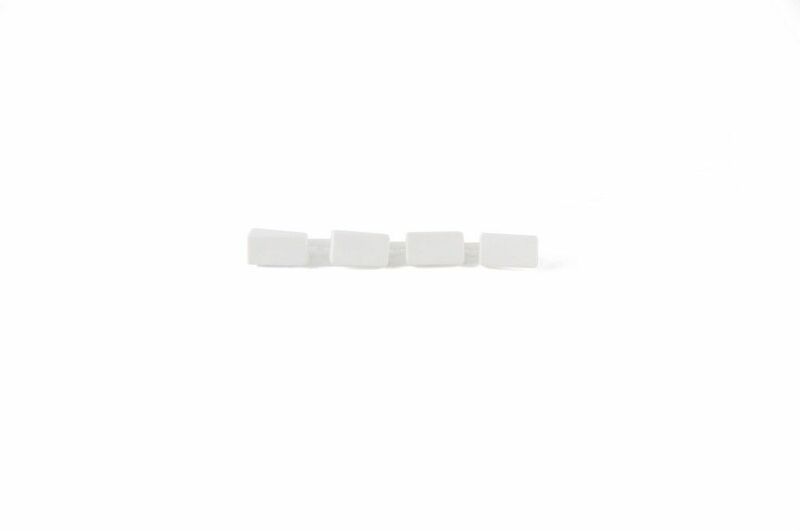 LighTech Rubber inserts WHITE for &ampampquotAlien&ampampquot lever (4 parts)